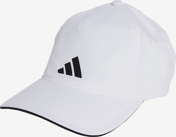 balta ADIDAS PERFORMANCE Sportinė kepurė 'AEROREADY B-ball': priekis