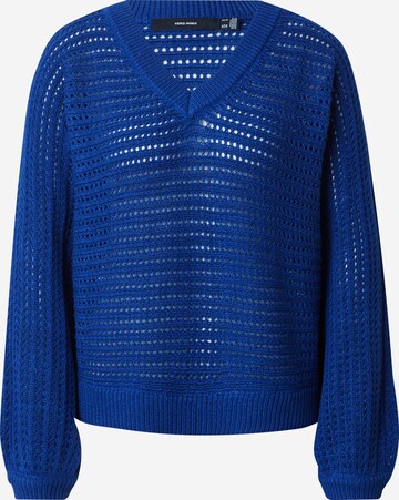 VERO MODA Pullover 'FABULOUS' in Blau: predná strana