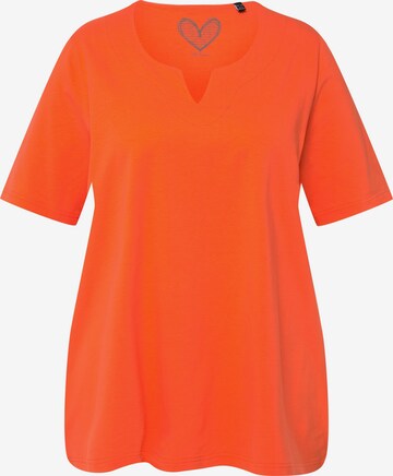 Ulla Popken Shirt in Oranje: voorkant