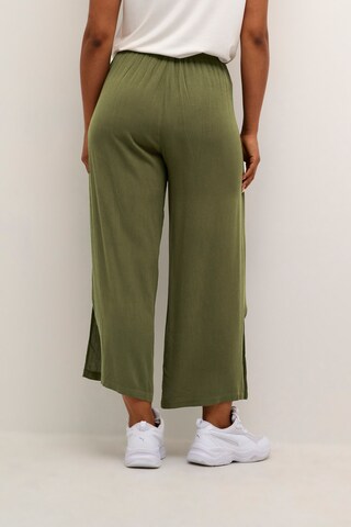 Cream Loose fit Pants 'Allie' in Green