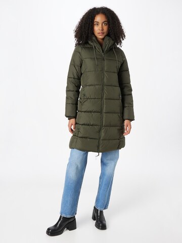 GAP Between-Seasons Coat in Green: front