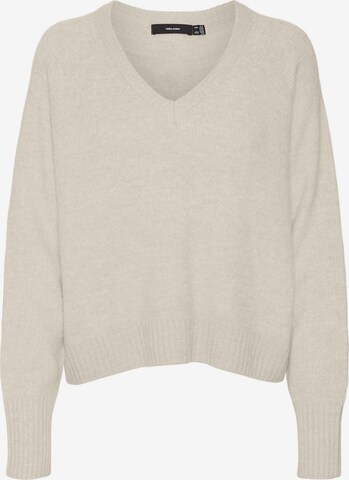 VERO MODA Trui 'ELLYLEFILE' in Beige: voorkant