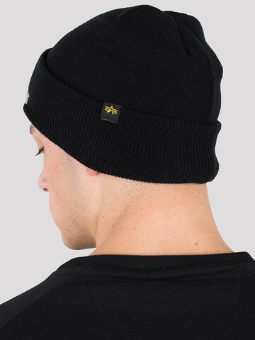 ALPHA INDUSTRIES Beanie in Black