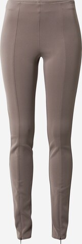 Calvin Klein - Skinny Leggings en marrón: frente