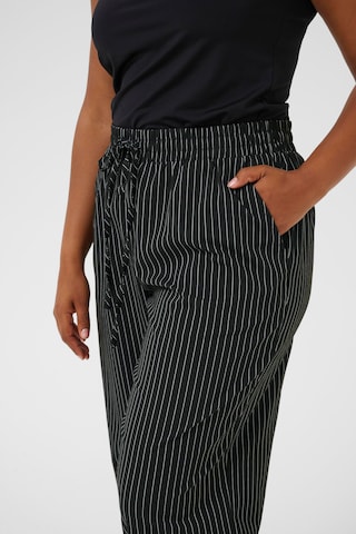 Loosefit Pantalon 'Eloana' KAFFE CURVE en noir