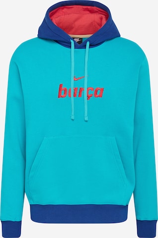 NIKE Sweatshirt 'FC Barcelona' in Blau: predná strana