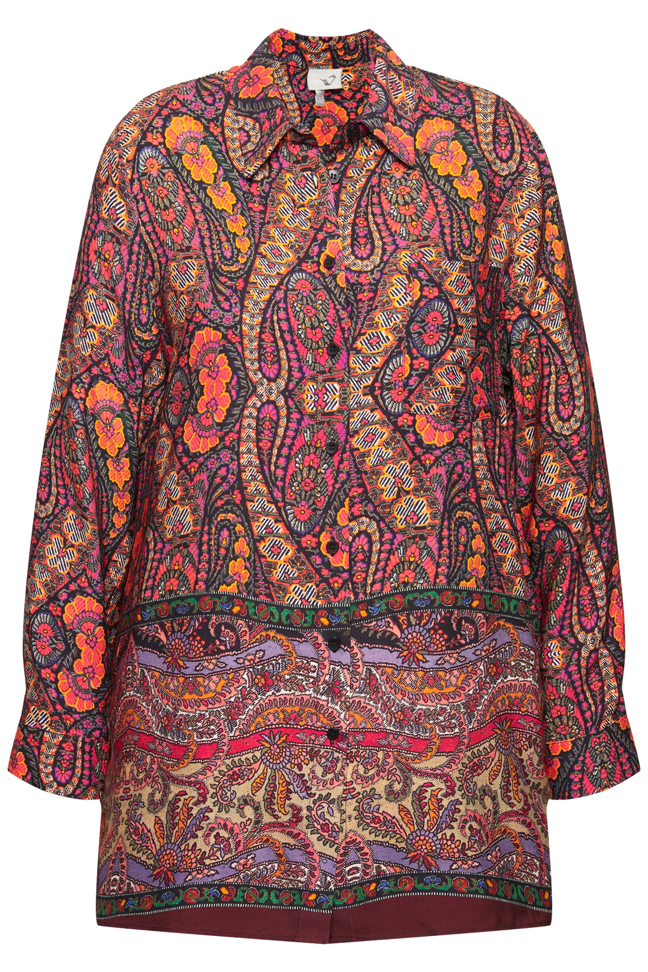 Ulla Popken Blouse in Gemengde kleuren: voorkant