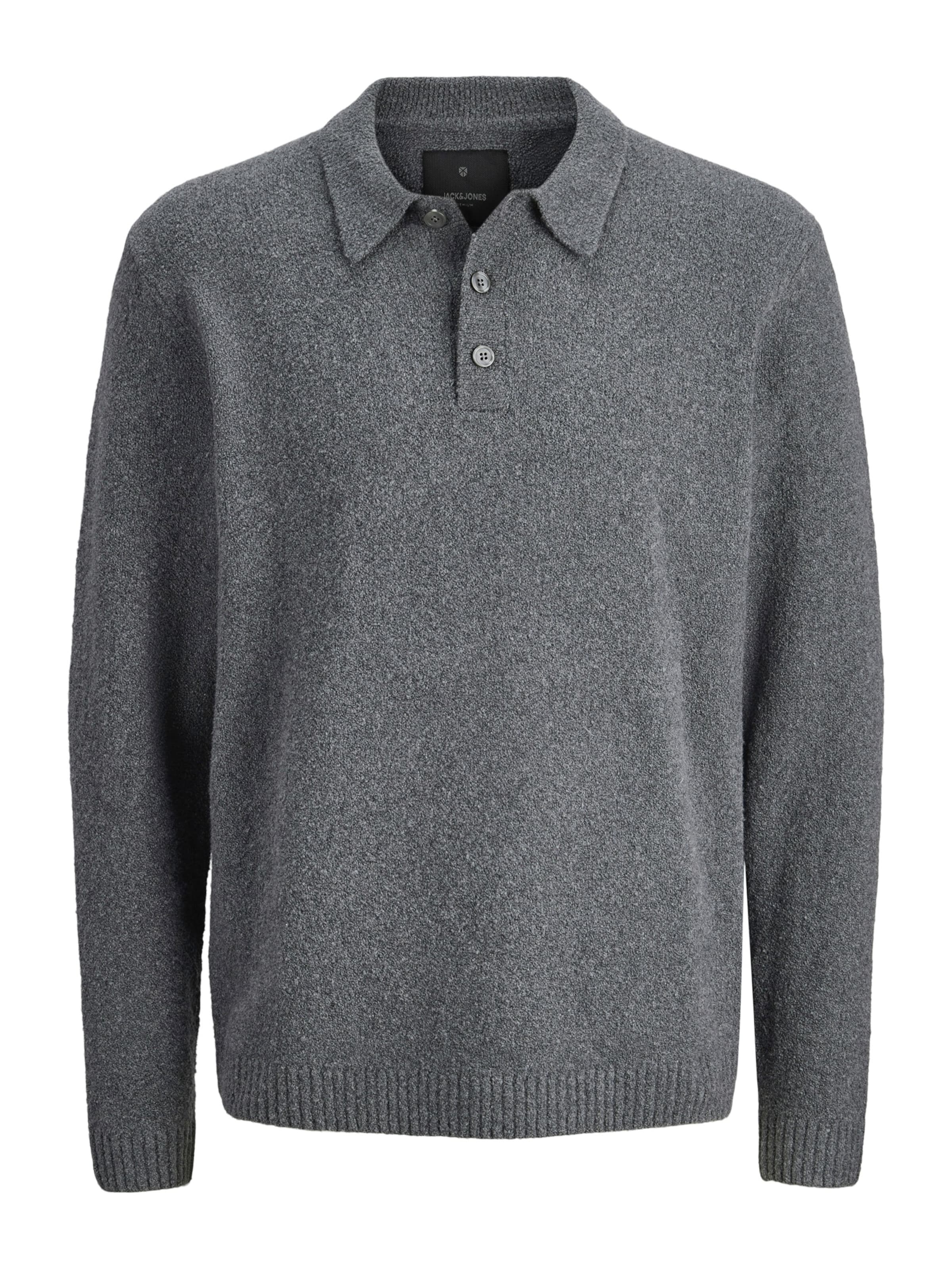 Pulover 'MAVERICK' de la Jack & Jones Premium pe gri: față