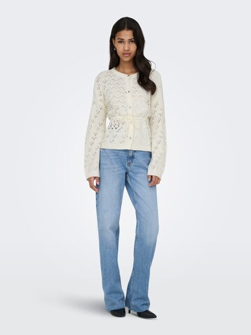 ONLY Knit cardigan 'Elke' in White