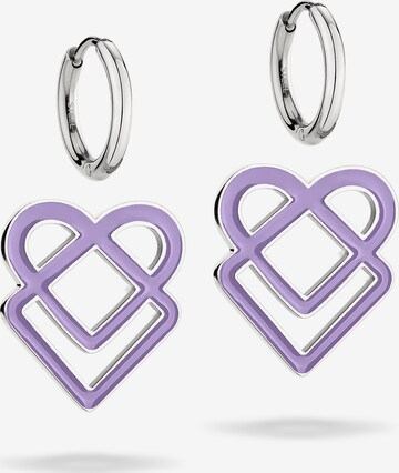 Boucles d'oreilles Liebeskind Berlin en violet