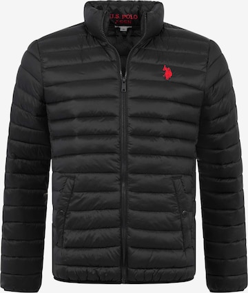 U.S. POLO ASSN. Tussenjas in Zwart: voorkant