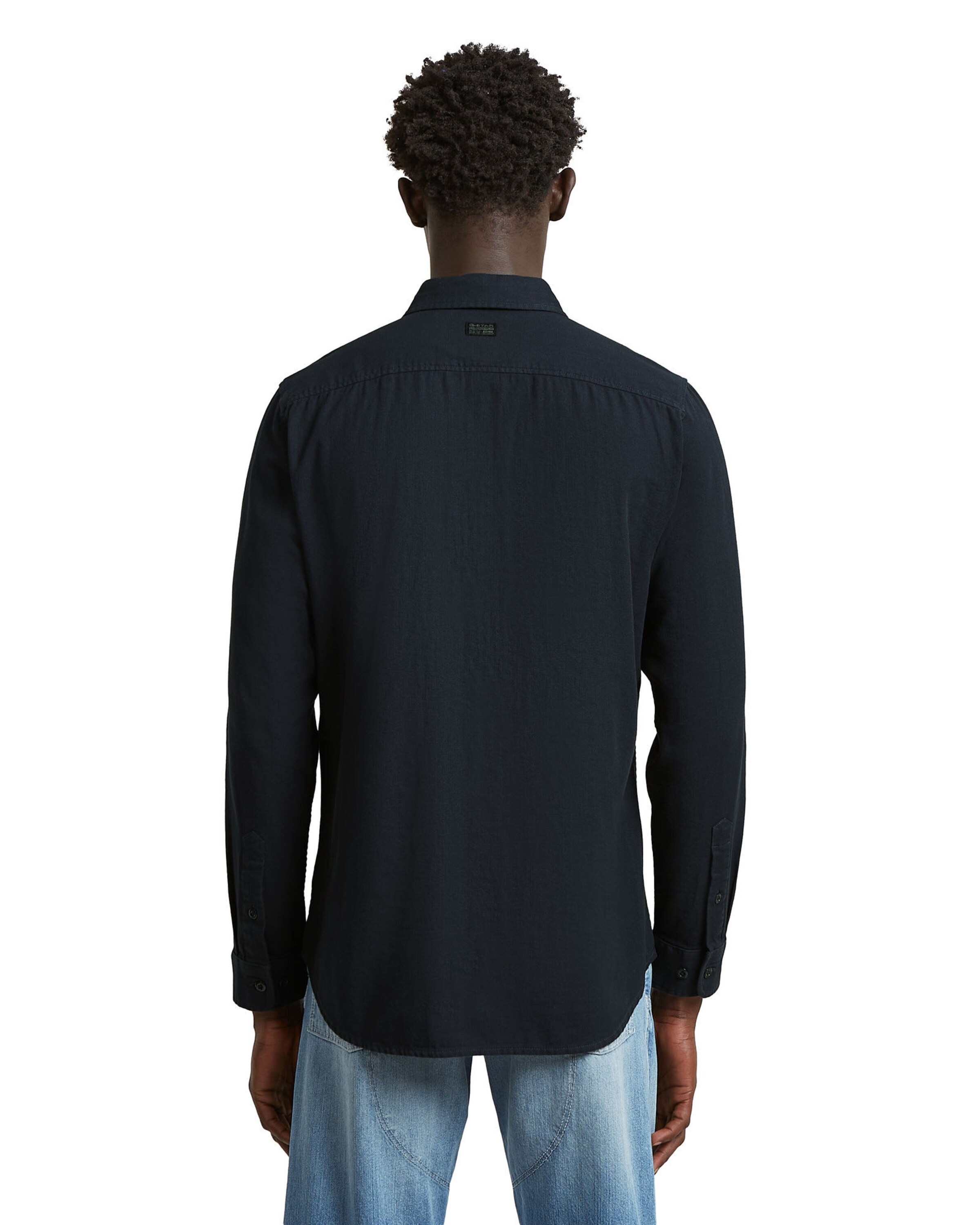 G-STAR Slim fit Overhemd 'Marine' in Blauw