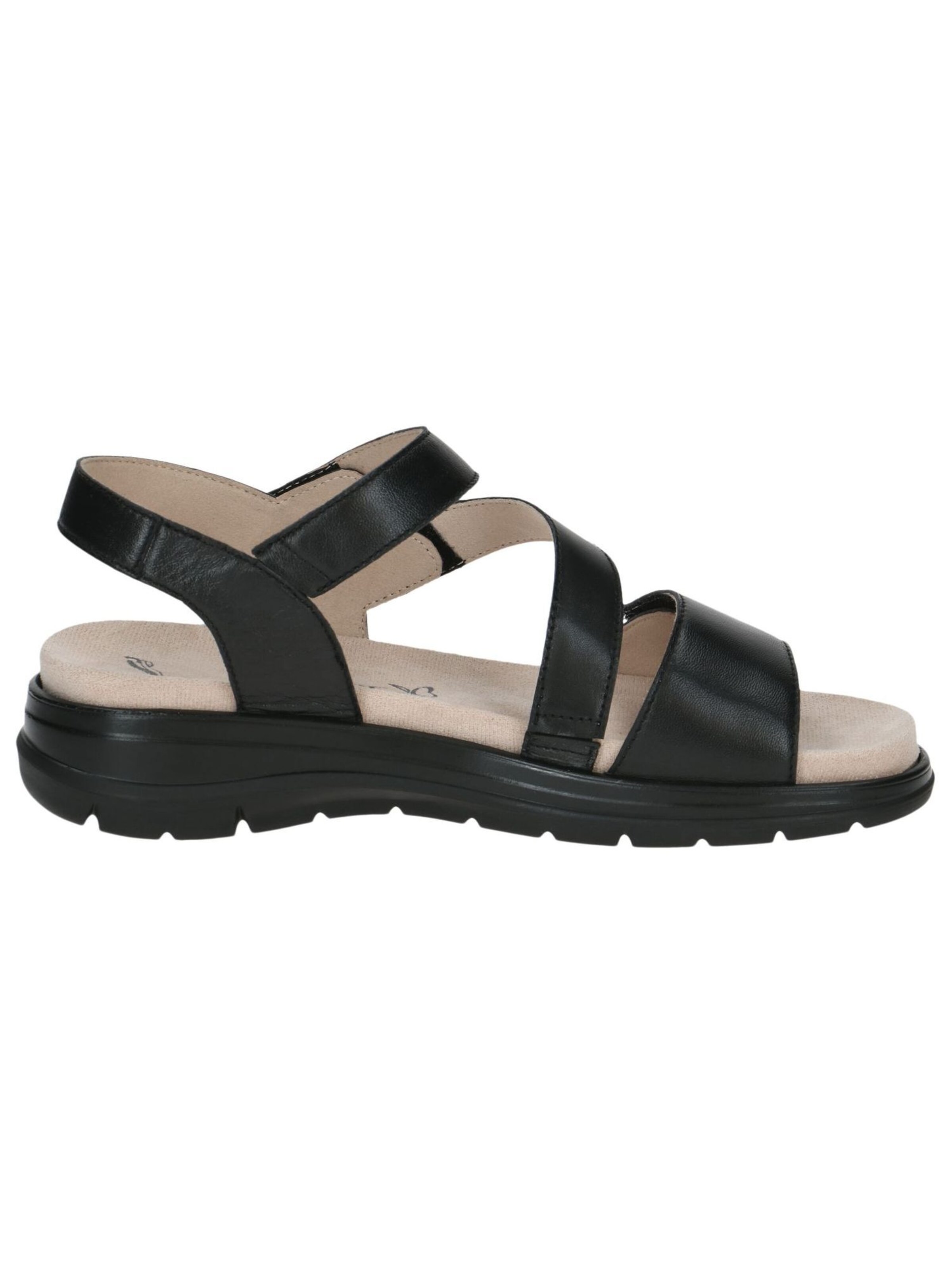 CAPRICE Strap Sandals in Black