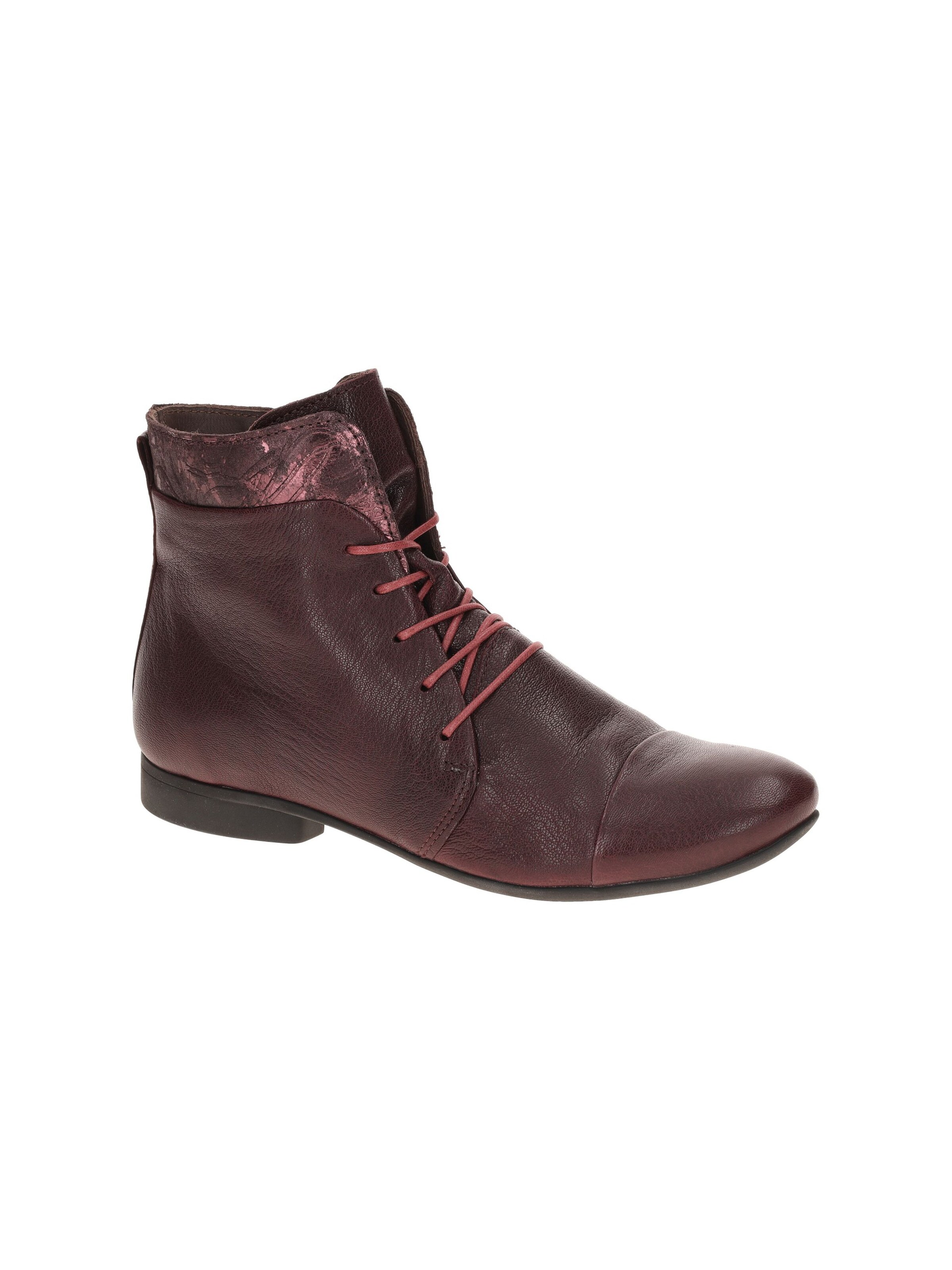 THINK! Boots in Red: front