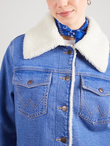 WRANGLER - Chaqueta de entretiempo 'SHERPA' en azul