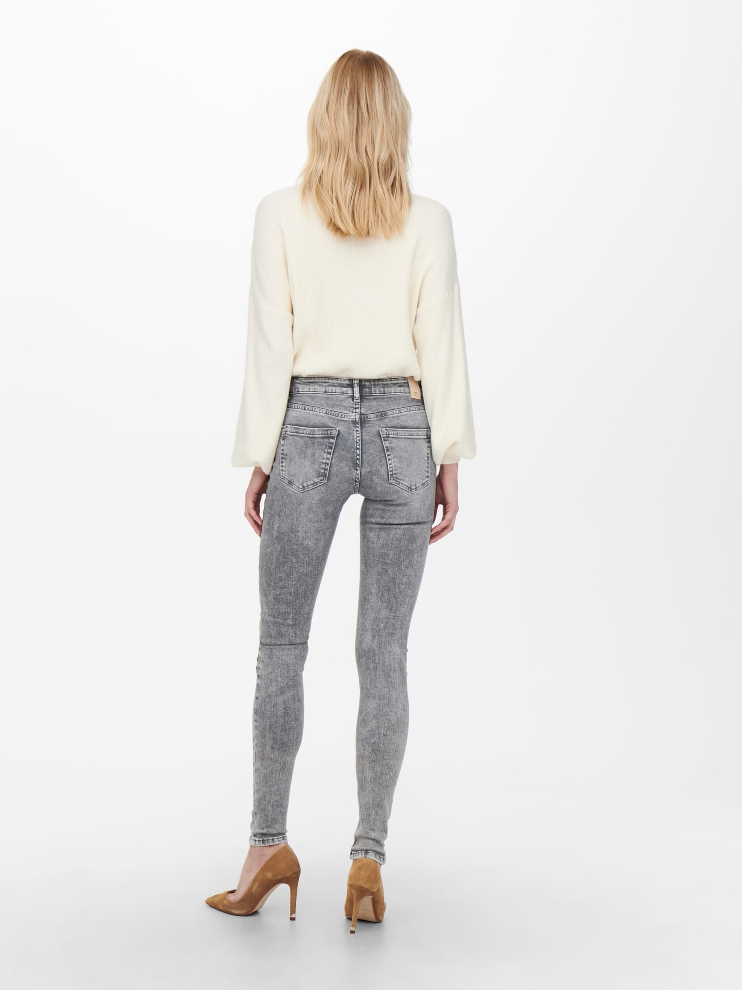 ONLY Baggy Jeans 'Blush' in Grijs