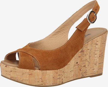 Nero Giardini Sandale in Brown: front