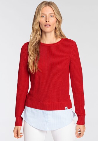 DELMAO Sweater in Red: front