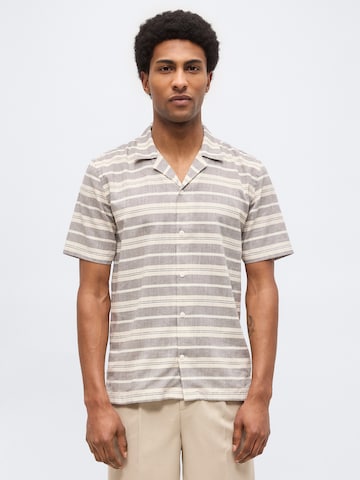 Regular fit Cămașă de la Lindbergh pe gri: față