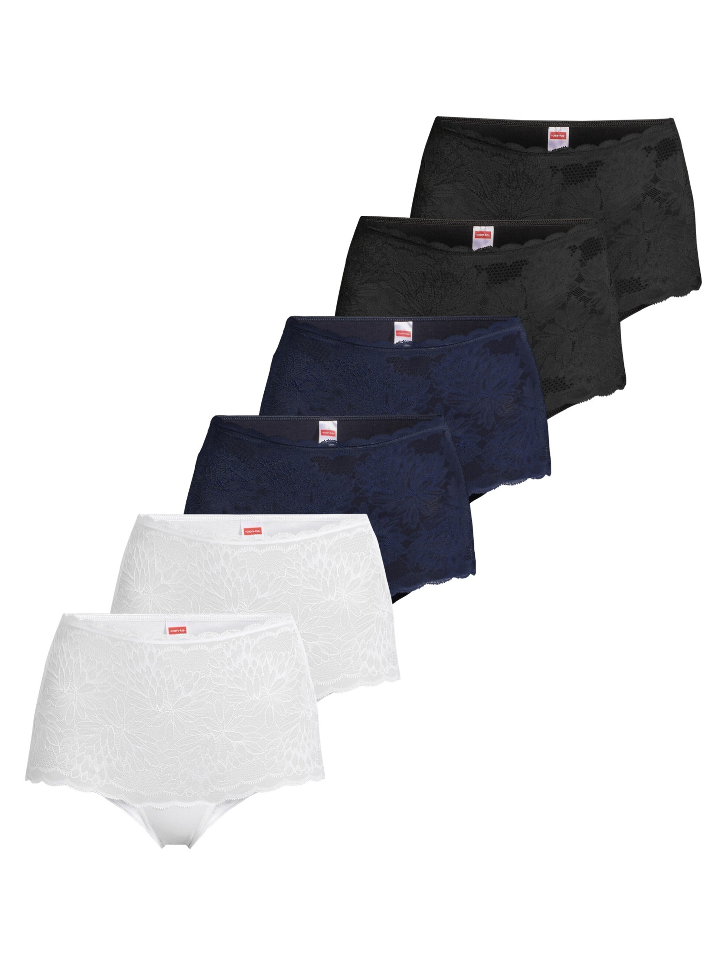 CON-TA Boyshorts 'Modal' in White: front