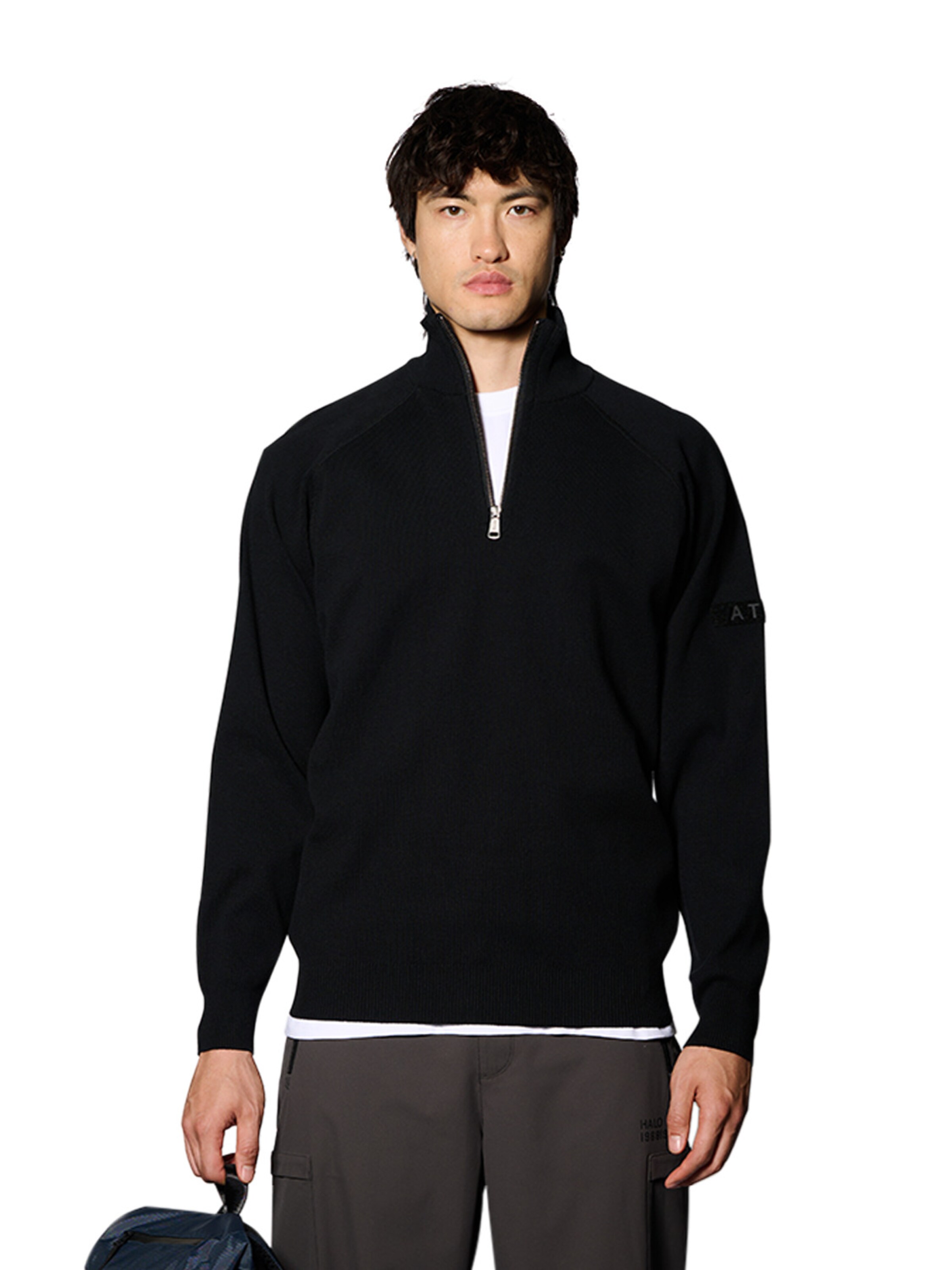 HALO Sweater in Black: front