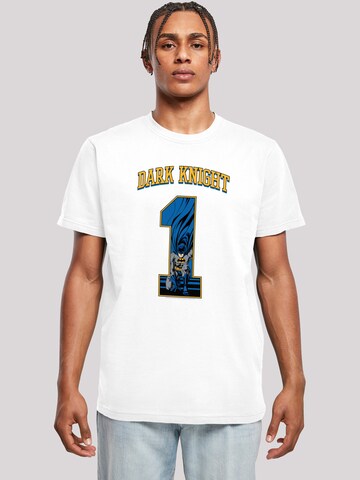 T-Shirt 'DC Comics Batman Football Dark Knight' F4NT4STIC en blanc : devant