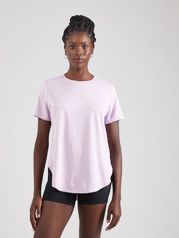 T-shirt fonctionnel SKECHERS en violet : devant