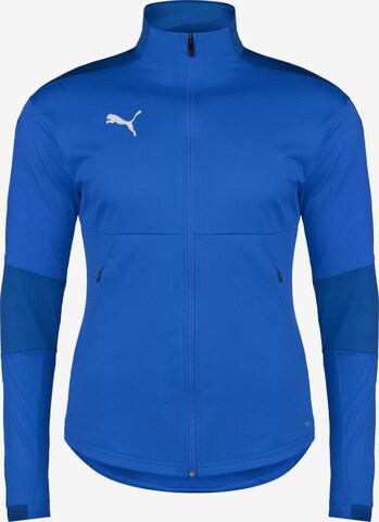 Vestes d’entraînement 'TeamFinal 21' PUMA en bleu : devant