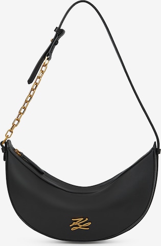 Sac bandoulière 'AUTOGRAPH' Karl Lagerfeld en noir : devant