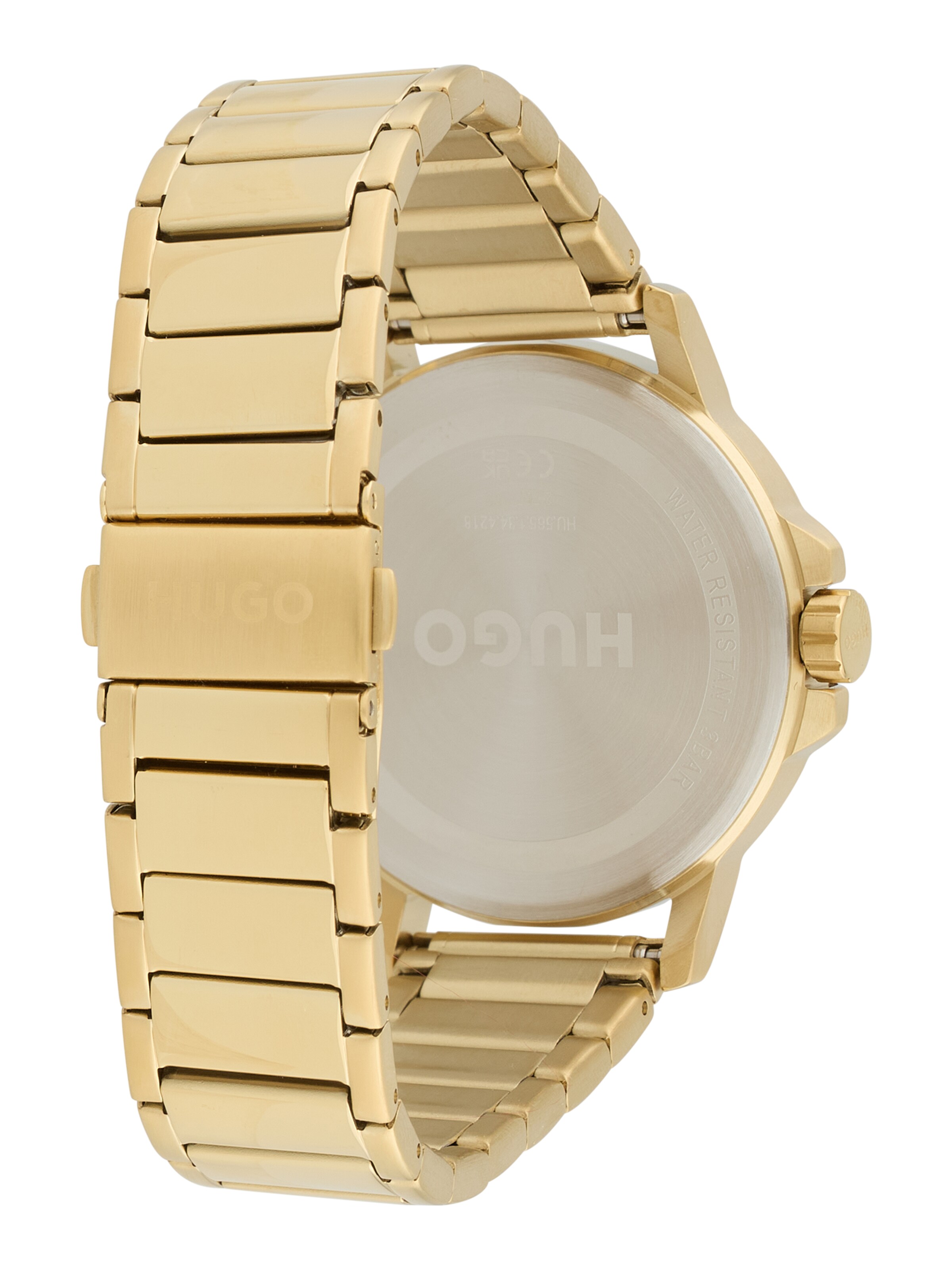 HUGO Αναλογικό ρολόι 'Smooth' σε χρυσό