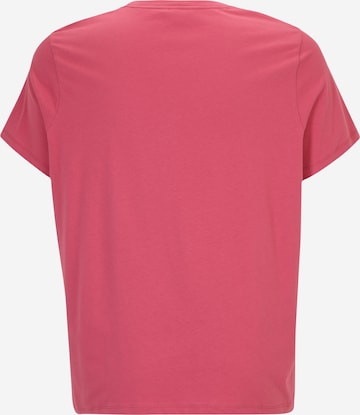 Tommy Hilfiger Curve - Camiseta en rosa