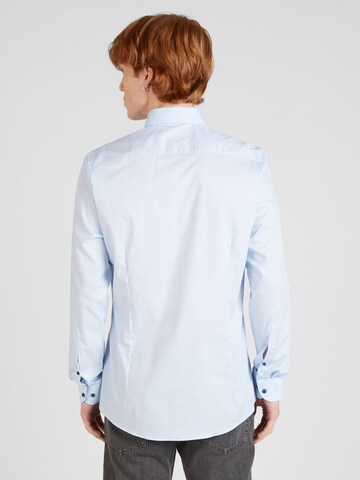 OLYMP - Regular Fit Camisa 'Level 5' em azul