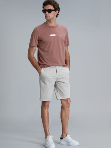 Coupe slim Pantalon chino 'ZEGLER' Lufian en beige