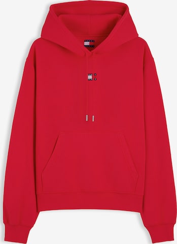Sweat-shirt Tommy Jeans en rouge : devant