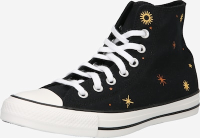 CONVERSE Sneakers hoog 'Chuck Taylor All Star' in de kleur Geel / Kreeft / Zwart, Productweergave