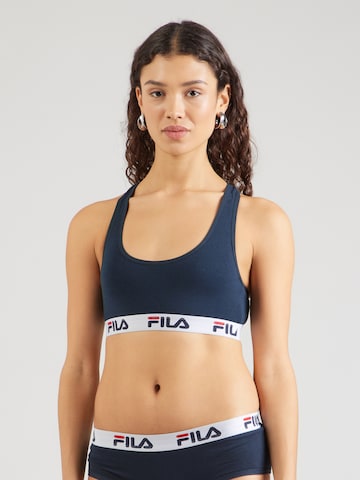 FILA Бюстие Сутиен в синьо: отпред