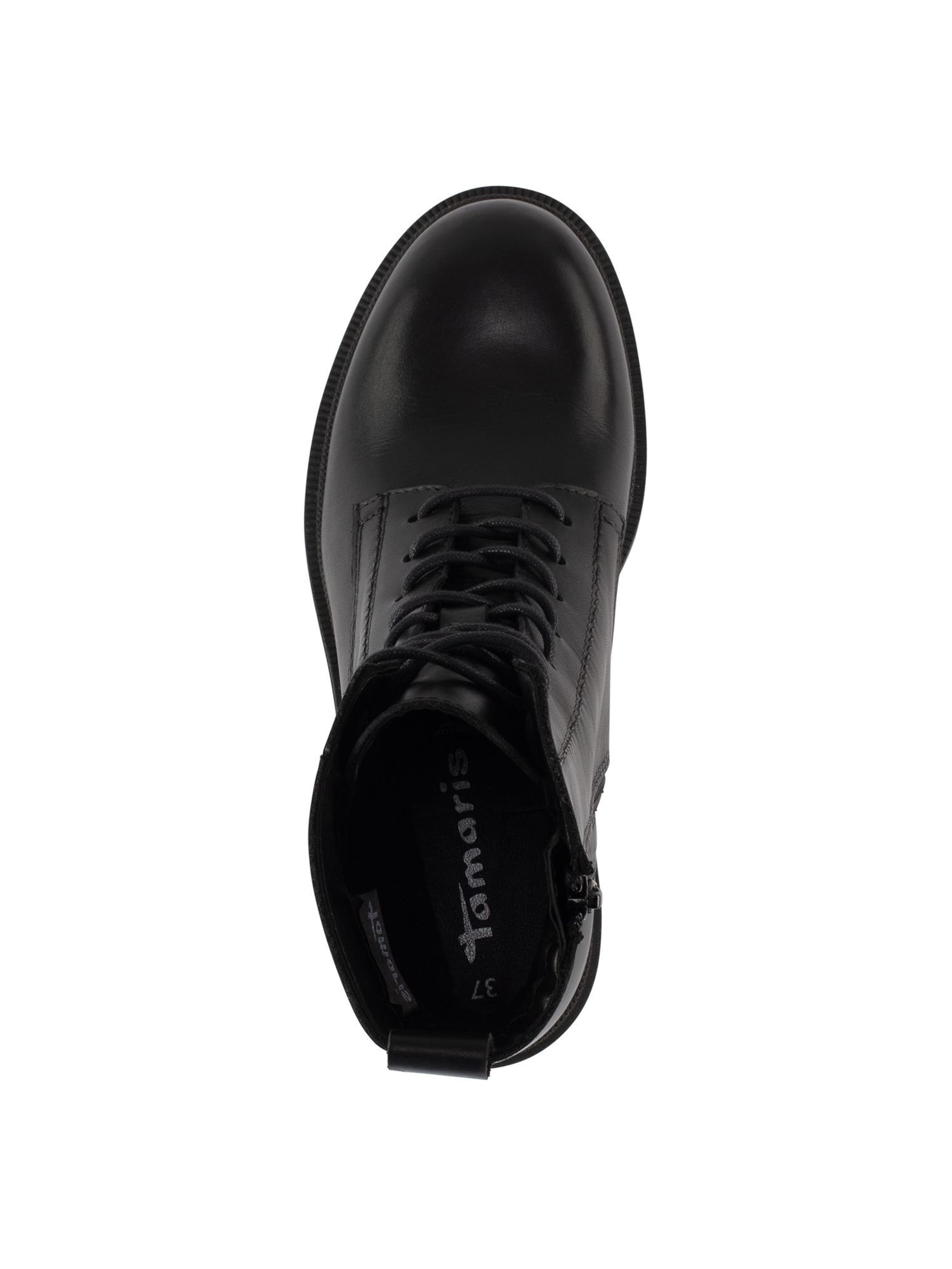Tamaris Lace-up bootie in Black