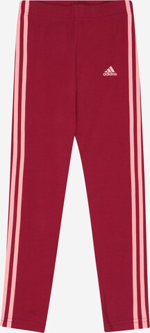 ADIDAS SPORTSWEAR Workout Pants in Red: front