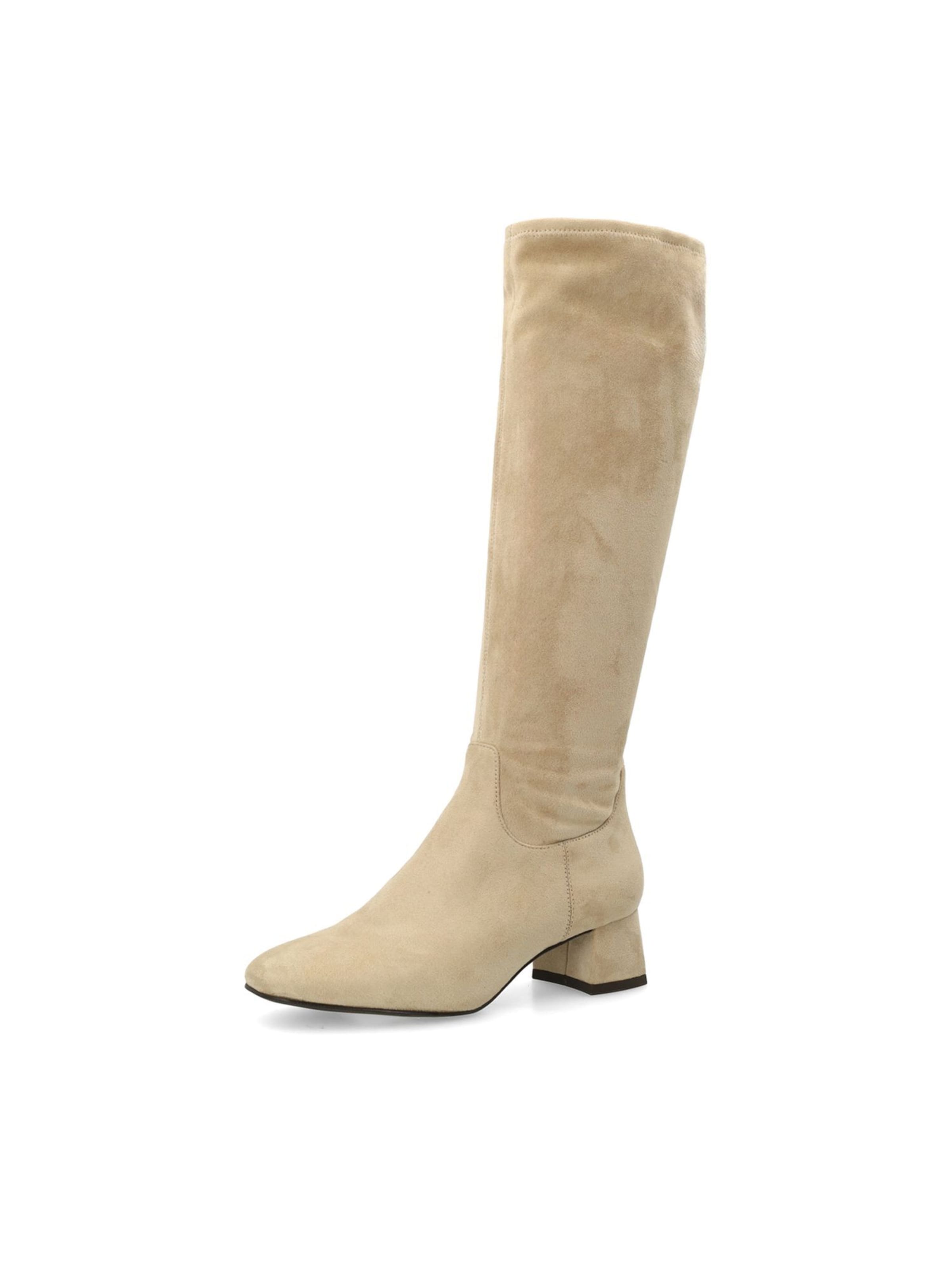 Bottes MANFIELD en beige : devant