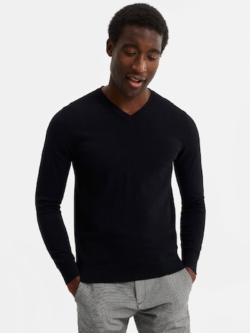 Pull-over WE Fashion en noir : devant