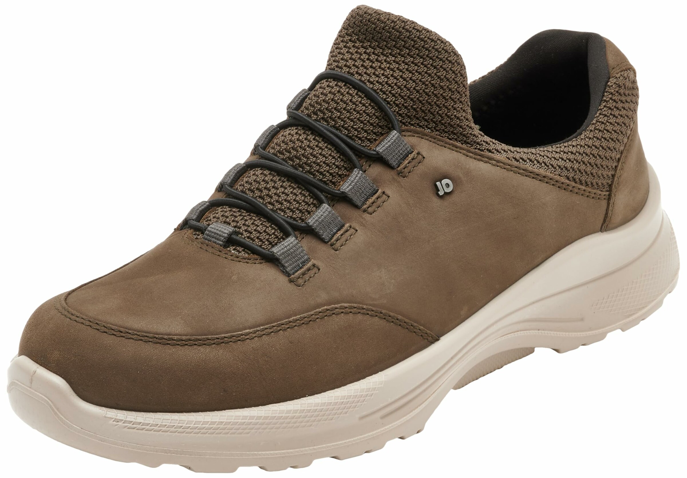 JOMOS Platform trainers in Brown: front