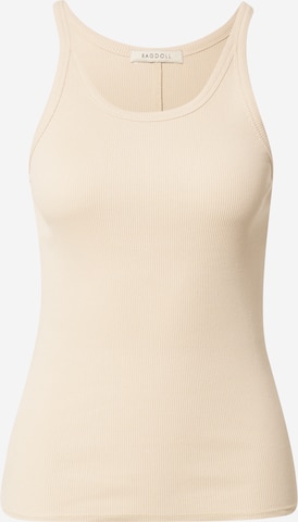 Ragdoll LA Top in Beige: voorkant