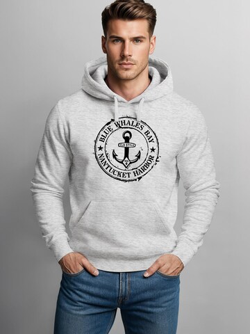 Neverless Sweatshirt 'Vintage Anker' in Grey