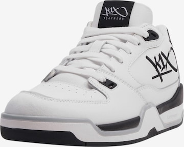 Baskets basses K1X en blanc : devant