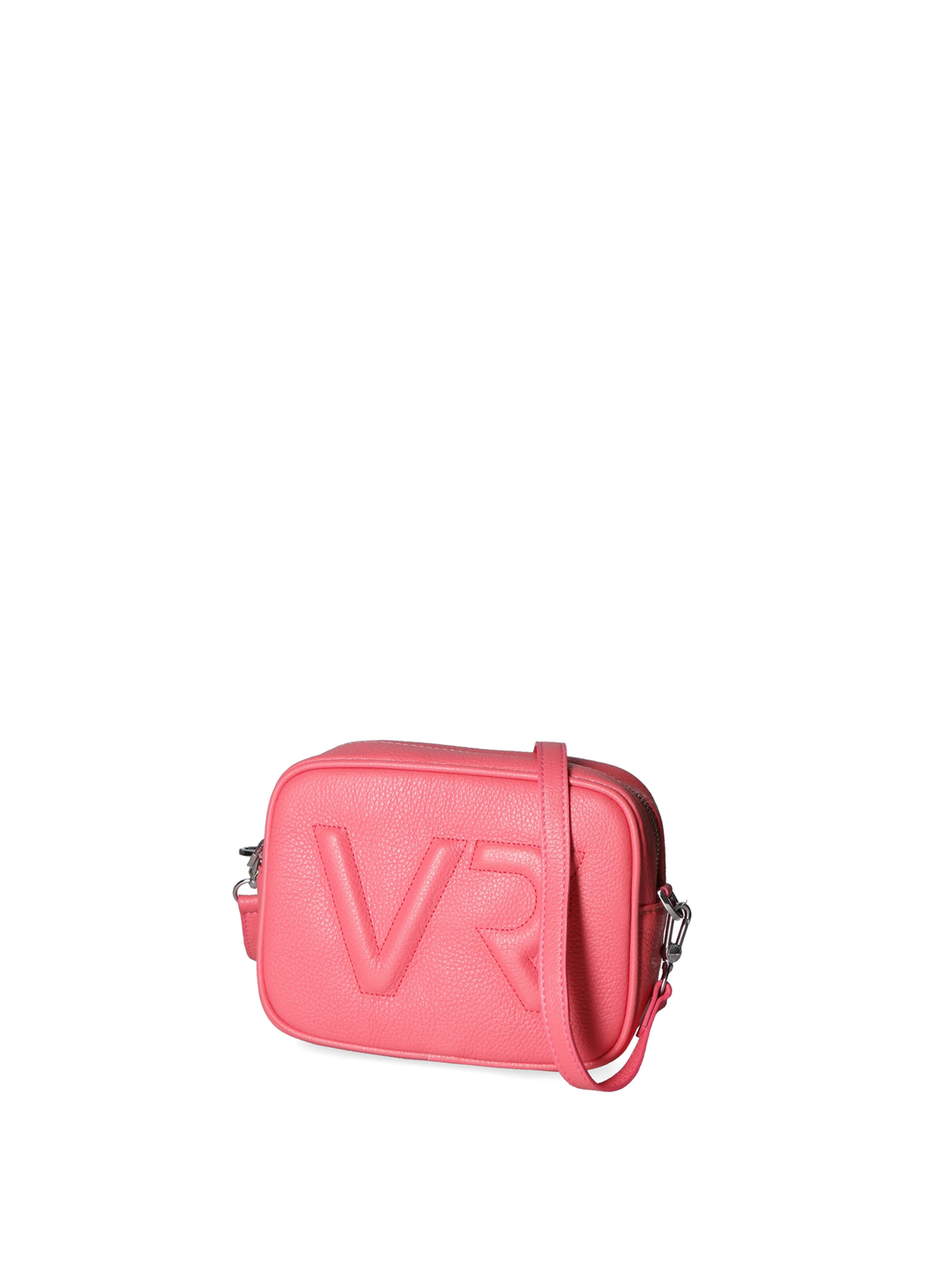 Borsa a tracolla 'Borsa a Tracolla Donna Pelle Virginia Rhinè Zip' di Virginia Rhinè in rosa