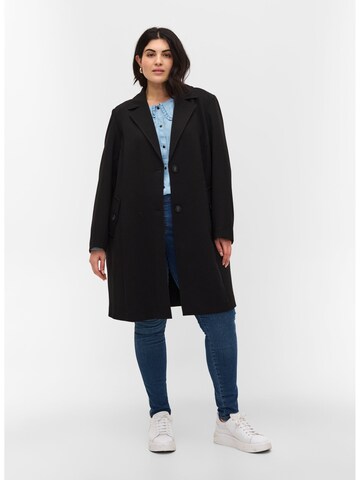 Zizzi Between-Seasons Coat 'MSAVANNA' in Black