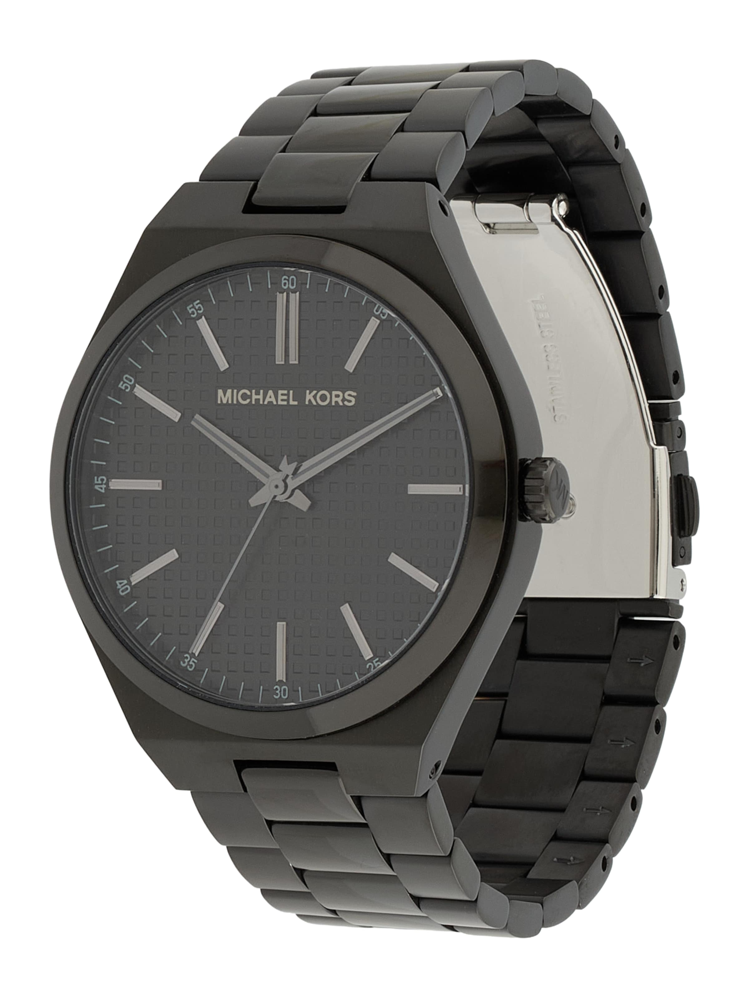 Orologio analogico 'LENNOX' di Michael Kors in nero: frontale