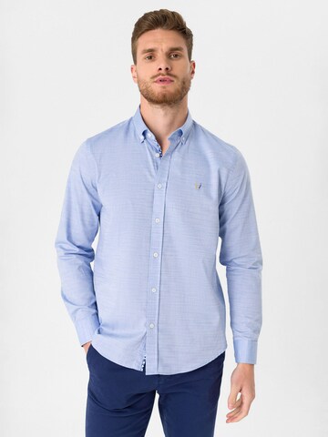 By Diess Collection - Ajuste regular Camisa en azul