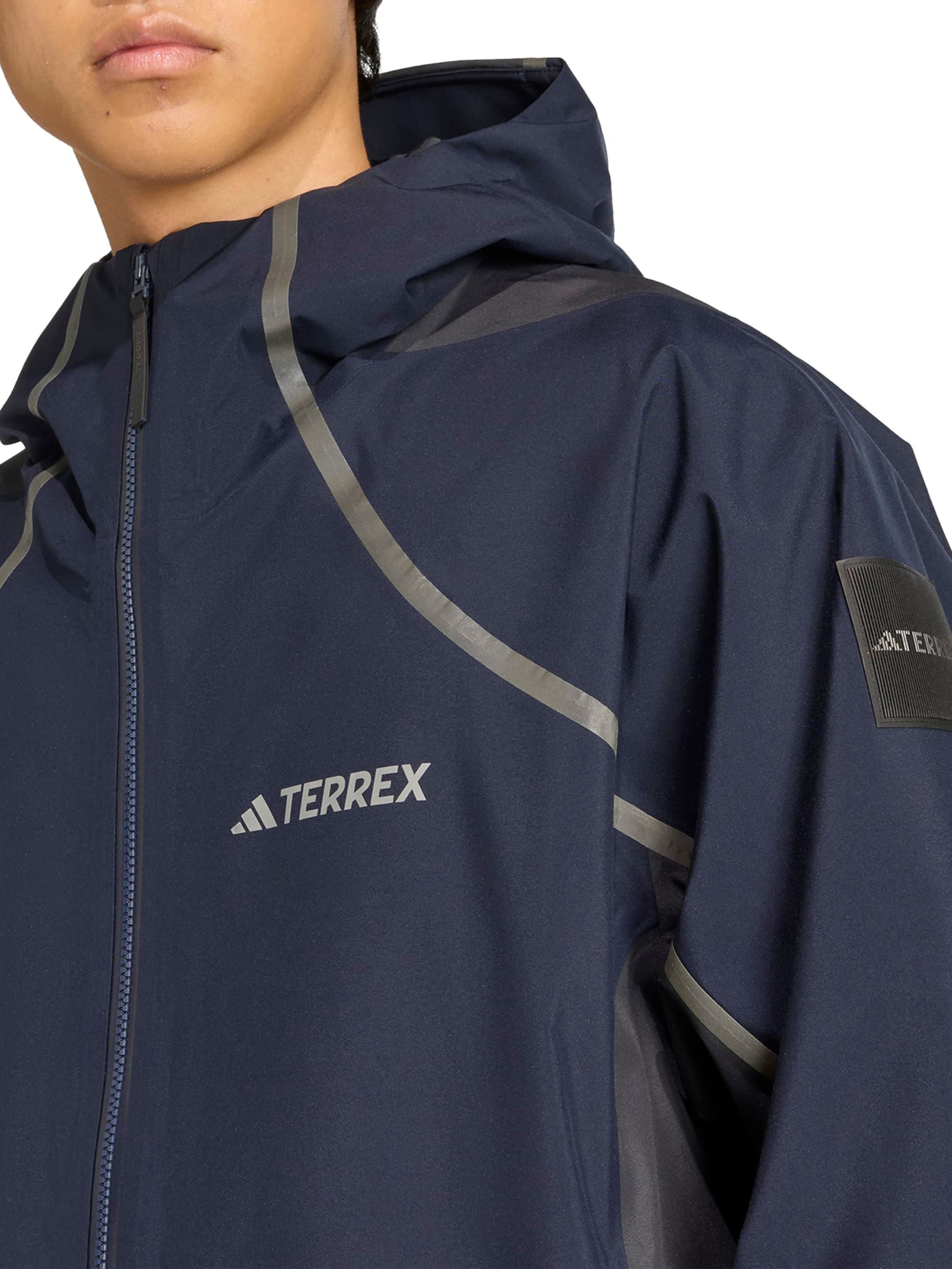 ADIDAS TERREX Куртка в спортивном стиле 'Nat Geo' в Синий