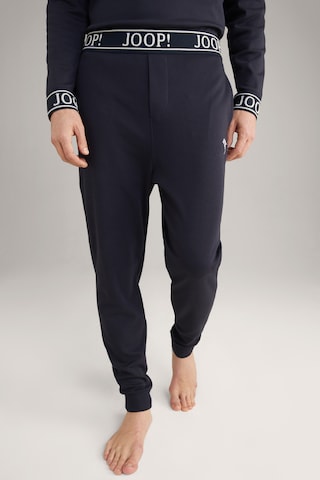 JOOP! Tapered Pyjamabroek in Blauw: voorkant